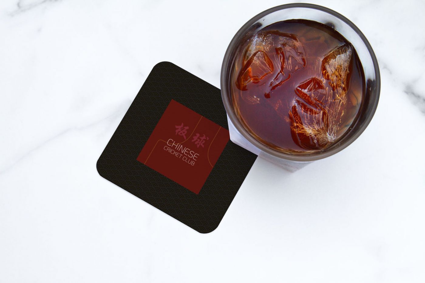 The-Hyatt-branding-Chinese-Cricket-Club-coasters-design